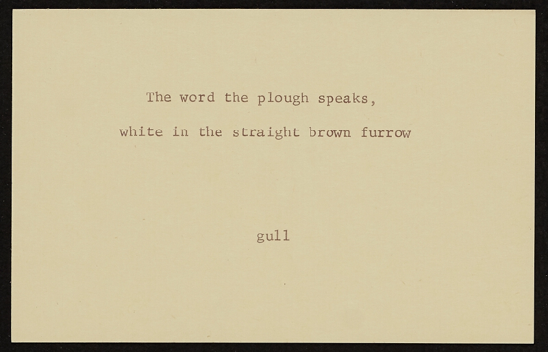 Barrie Phillip Nichol – One Word Poems, grOnk Series 4 # 8, Ganglia Press Toronto Kanda in association with Lighthouse Press Vancouver 