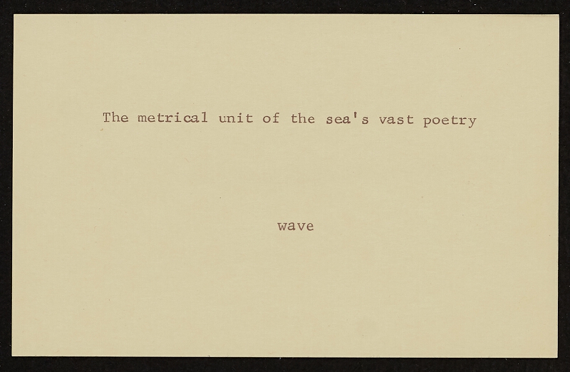 Barrie Phillip Nichol – One Word Poems, grOnk Series 4 # 8, Ganglia Press Toronto Kanda in association with Lighthouse Press Vancouver 