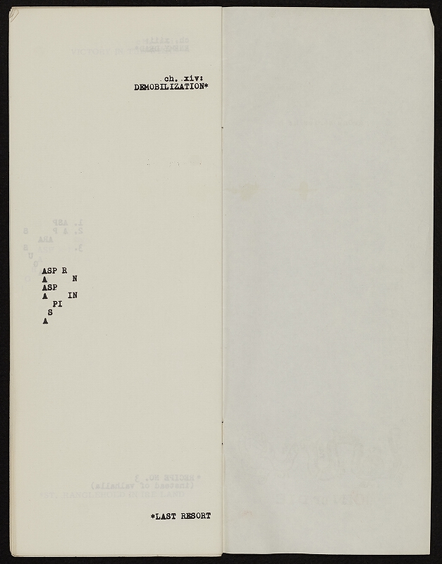 Barrie Phillip Nichol – The War Against The Asps, grOnk Series 4 # 4, Ganglia Press Toronto Kanada 