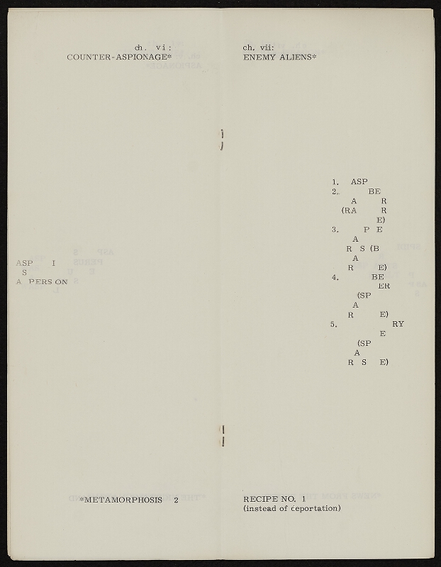 Barrie Phillip Nichol – The War Against The Asps, grOnk Series 4 # 4, Ganglia Press Toronto Kanada 