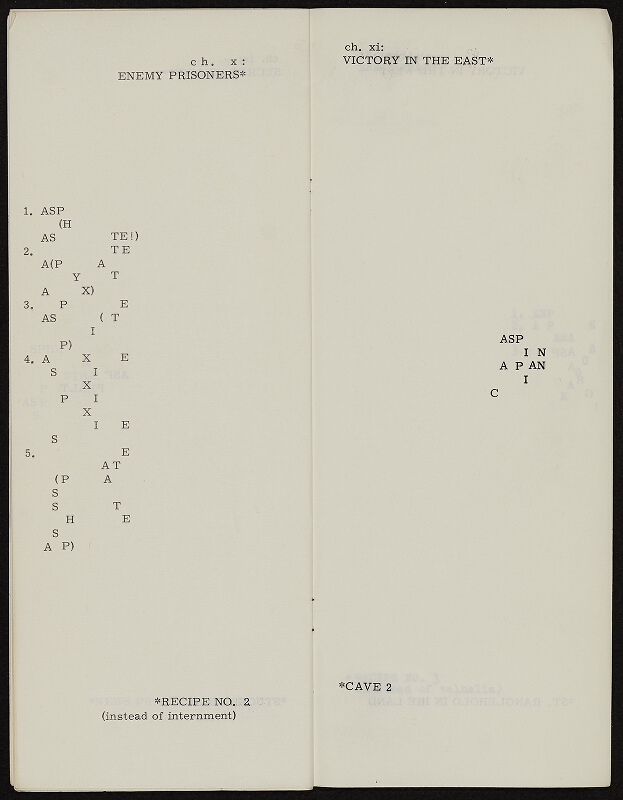 Barrie Phillip Nichol – The War Against The Asps, grOnk Series 4 # 4, Ganglia Press Toronto Kanada 
