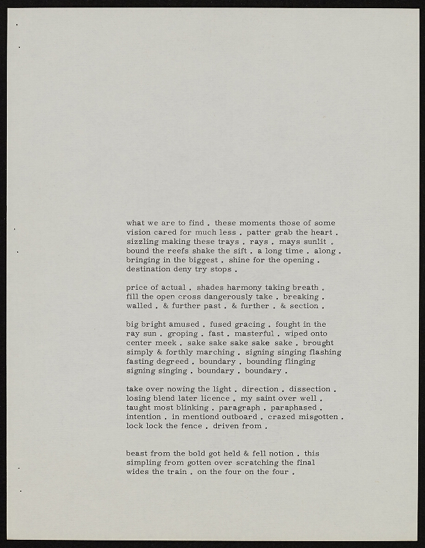 Barrie Phillip Nichol – Motion / Pictures, grOnk Series 4 # 1, Ganglia Press Toronto Kanada 