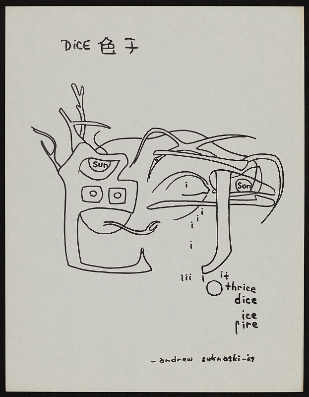 Barrie Phillip Nichol – Rose Way In The East, grOnk Series 4 # 7, Ganglia Press Toronto Kanada 