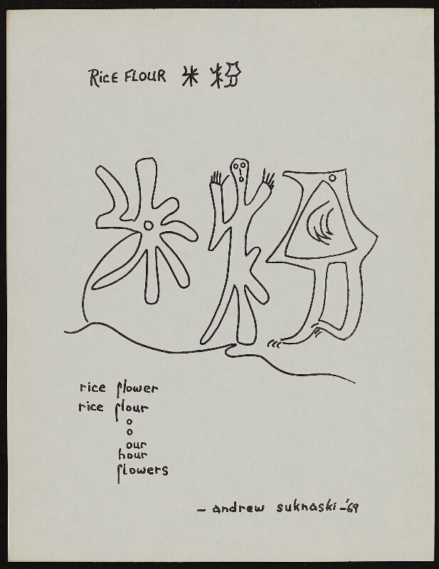 Barrie Phillip Nichol – Rose Way In The East, grOnk Series 4 # 7, Ganglia Press Toronto Kanada 