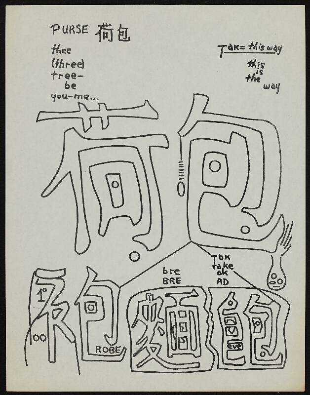 Barrie Phillip Nichol – Rose Way In The East, grOnk Series 4 # 7, Ganglia Press Toronto Kanada 