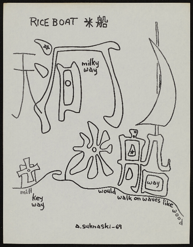 Barrie Phillip Nichol – Rose Way In The East, grOnk Series 4 # 7, Ganglia Press Toronto Kanada 