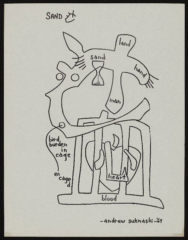 Barrie Phillip Nichol – Rose Way In The East, grOnk Series 4 # 7, Ganglia Press Toronto Kanada 