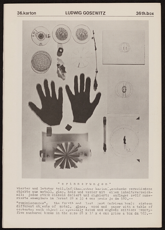 Armin ed. Hundertmark – Editionsverzeichnis 1971-1975, Edition Hundertmark 