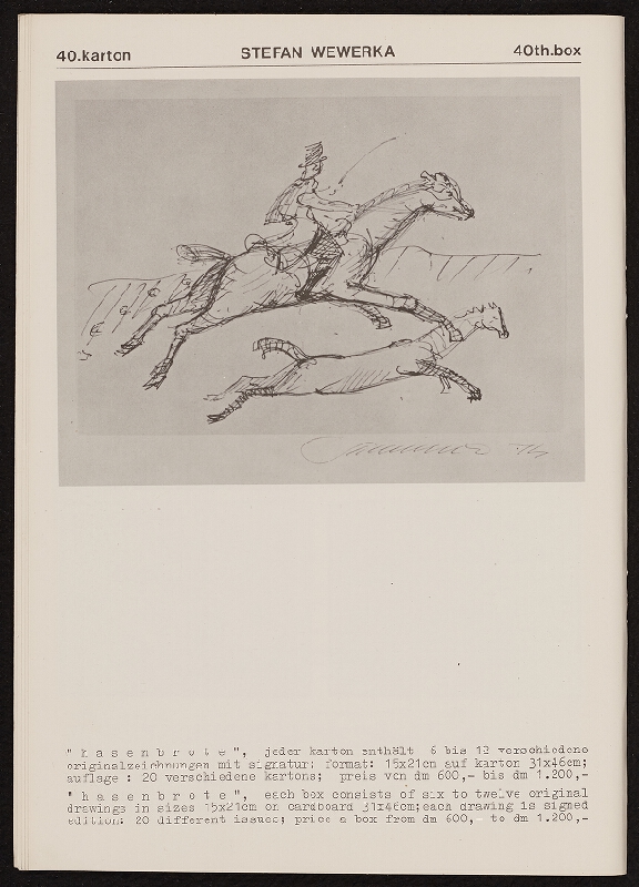 Armin ed. Hundertmark – Editionsverzeichnis 1971-1975, Edition Hundertmark 