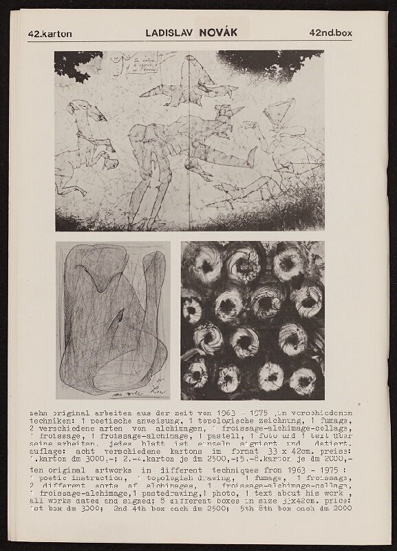 Armin ed. Hundertmark – Editionsverzeichnis 1971-1975, Edition Hundertmark 