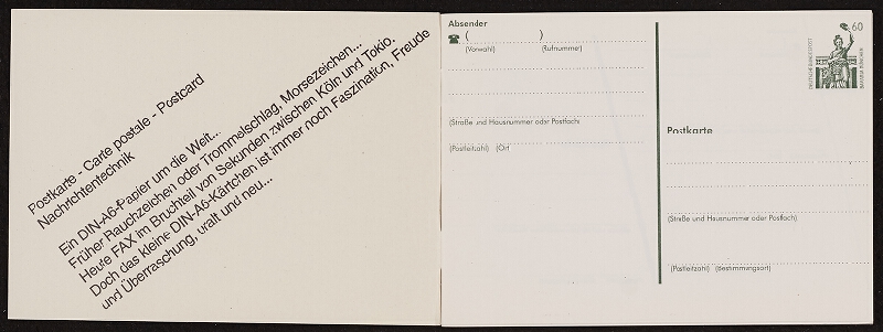 Armin ed. Hundertmark – Postcarte, Edition Hundertmark 
