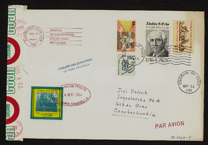 Terra Candella – pozvánka k praticipaci na stamp/mail art výstavě na téma Self-portraits 