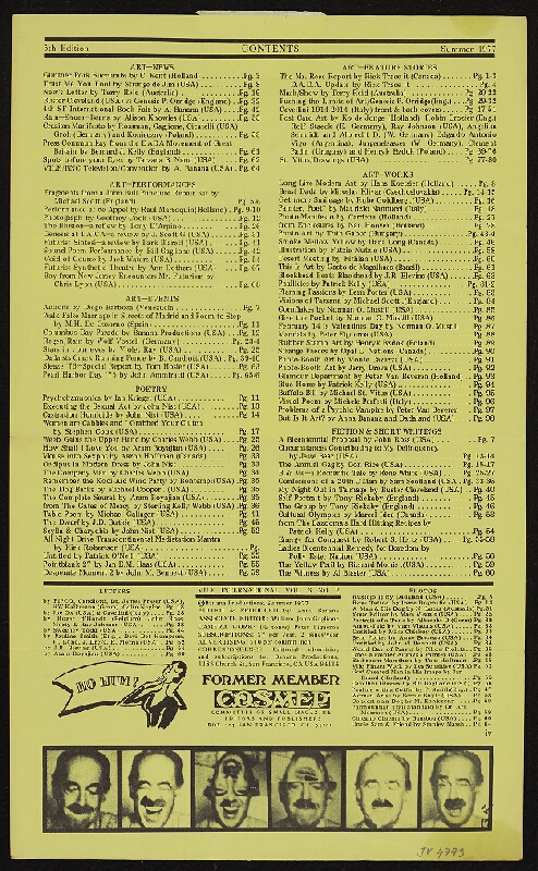 Anna Banana – Pre Publication Offer, Magazine Vile 5, Banana Productions 