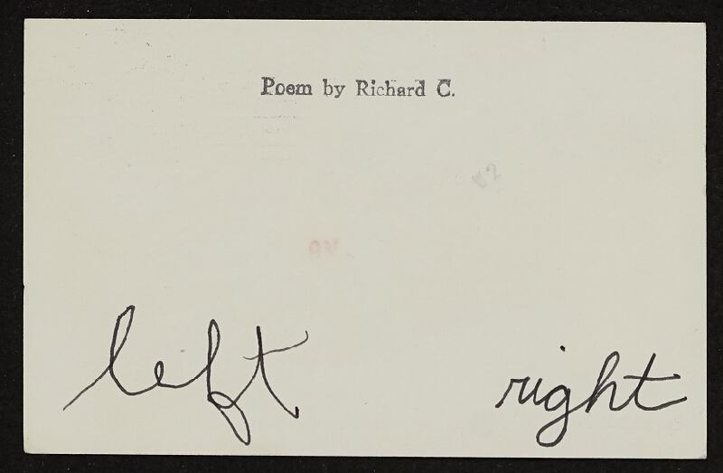 Richard C. – Poem by Richard C. 