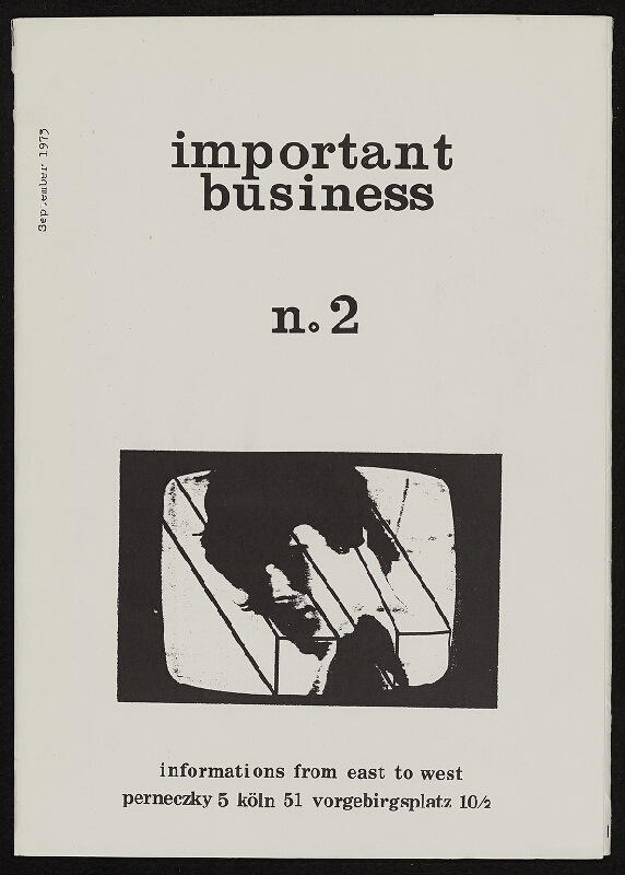 Géza Perneczky – Important business no.2 