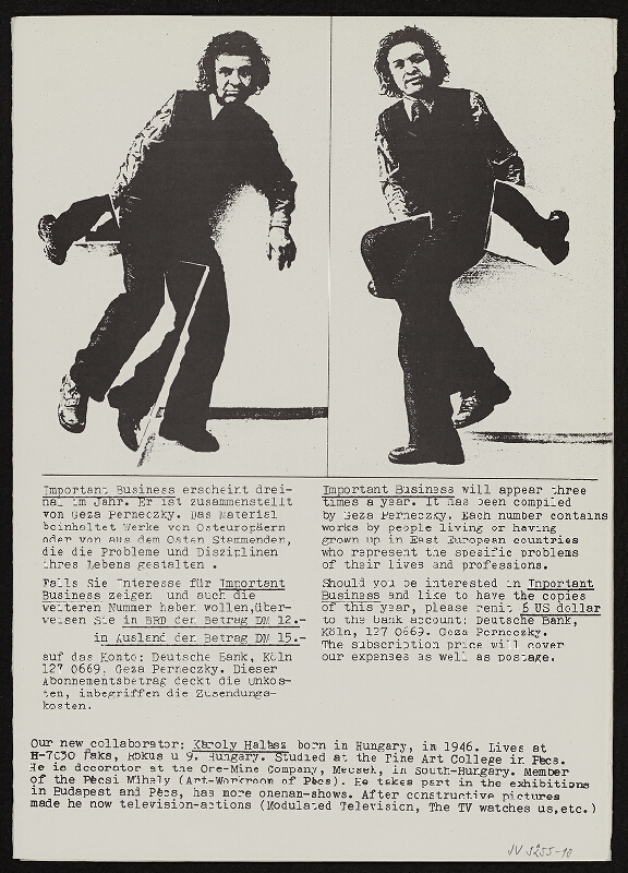 Géza Perneczky – Important business no.2 