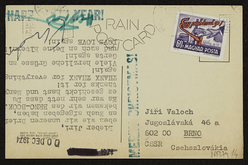 Endre Tót – Rival-rain 