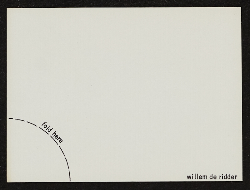 Willem De Ridder – Paper Fluxwork 