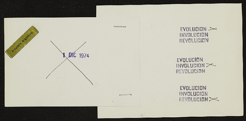 Horacio Zabala – EVOLUCION INVOLUCION REVOLUCION 