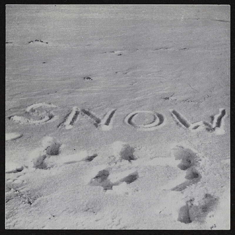 Jiří Valoch – snow (MPVU) 