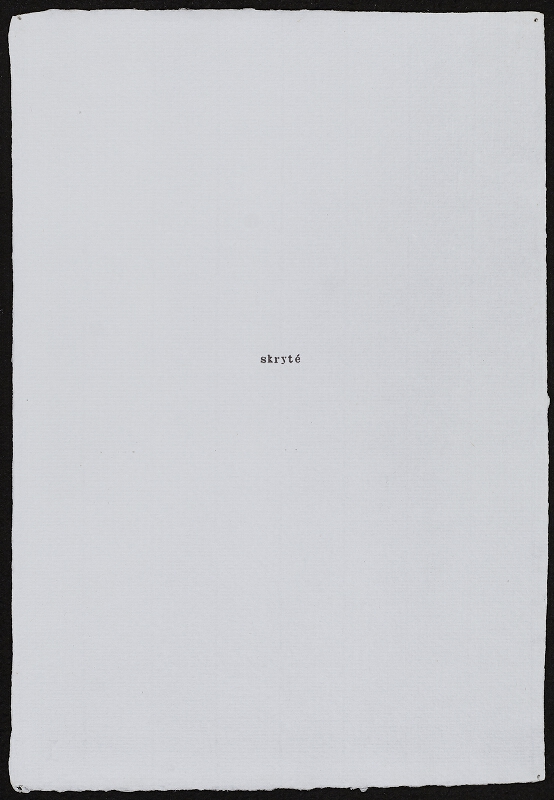 Jiří Valoch – asymetrický koncept 