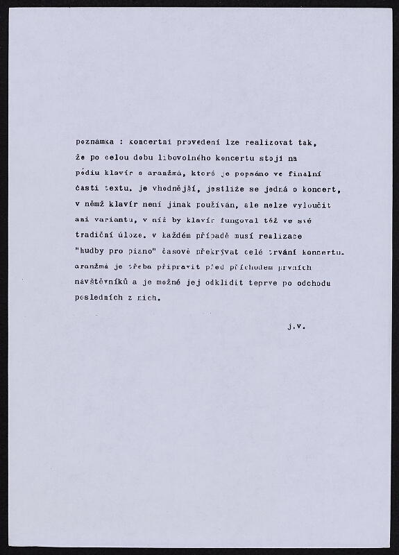 Jiří Valoch – hudba pro piano 