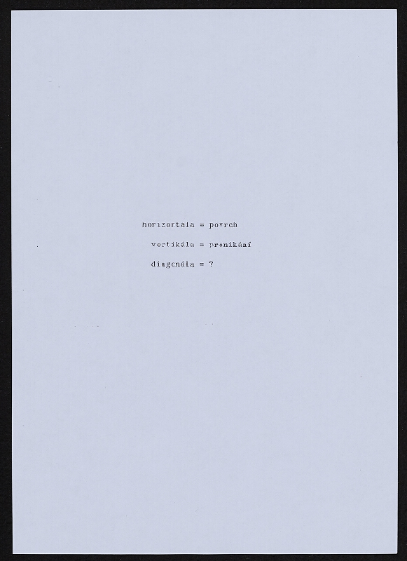 Jiří Valoch – sémiotické básně 