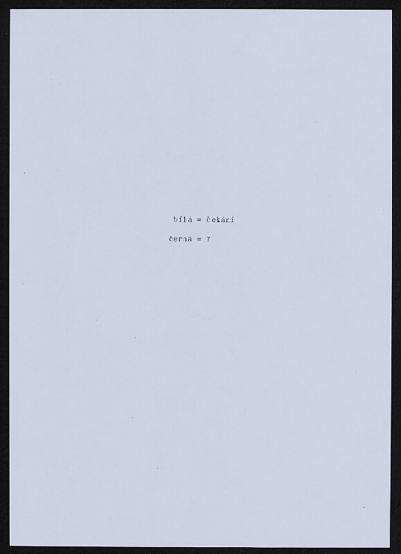 Jiří Valoch – sémiotické básně 