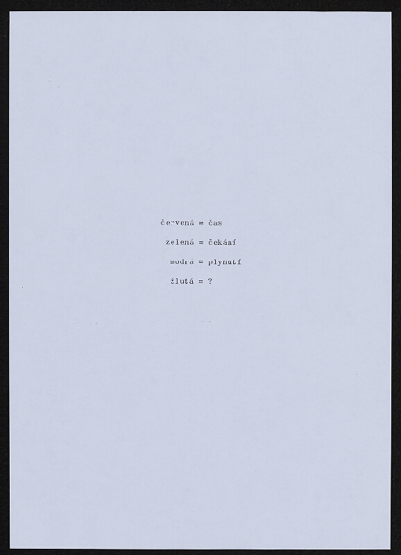 Jiří Valoch – sémiotické básně 