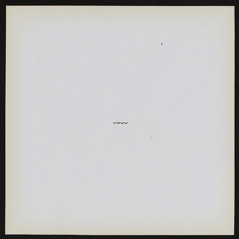 Jiří Valoch – sculptures IV, for dalibor chatrný 