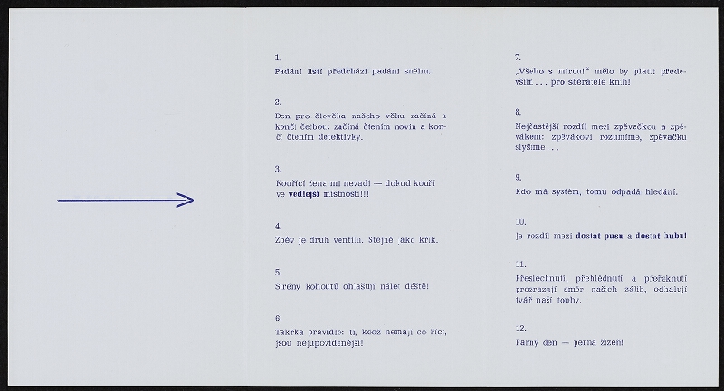 Vladimír Holub – Záznamy - PF 1978 