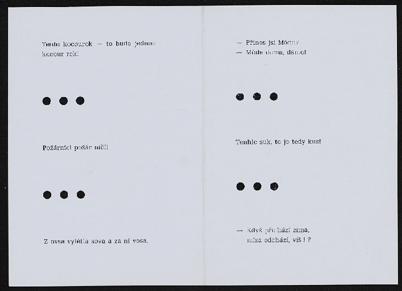 Vladimír Holub – Slovní hříčky - PF 1985 