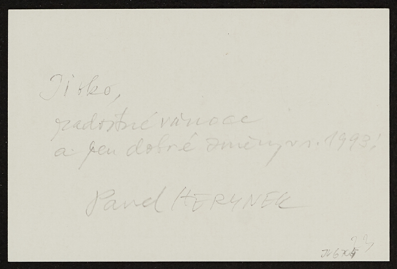 Pavel Herynek – PF 1993 