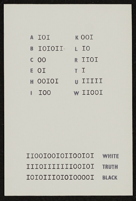 Ladislav Nebeský – White Truth Black 