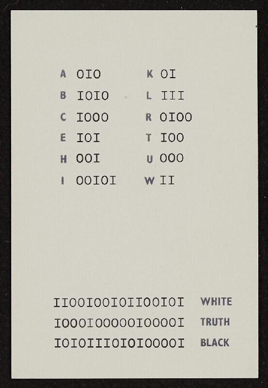 Ladislav Nebeský – White Truth Black 