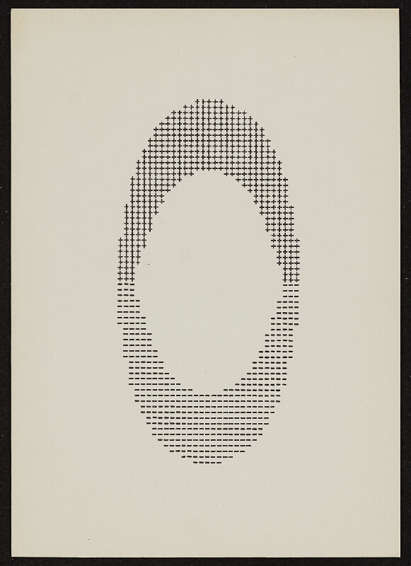 Ruth Wolf-Rehfeldt – Typewritings - Concrete Figure 