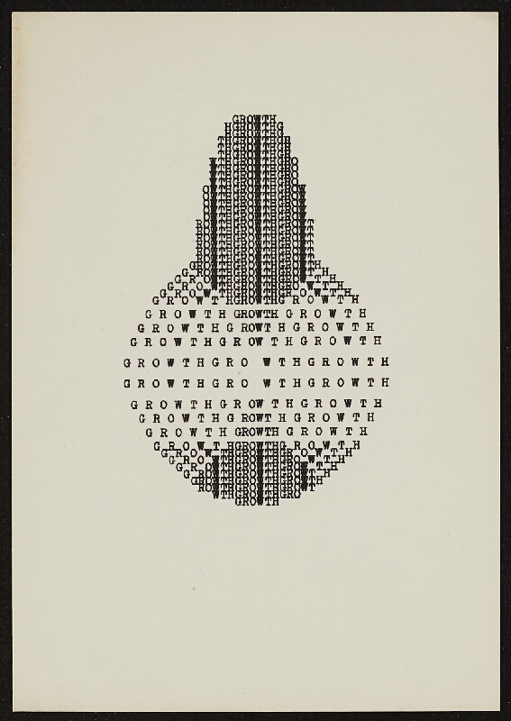 Ruth Wolf-Rehfeldt – Typewritings - Concrete Figure 