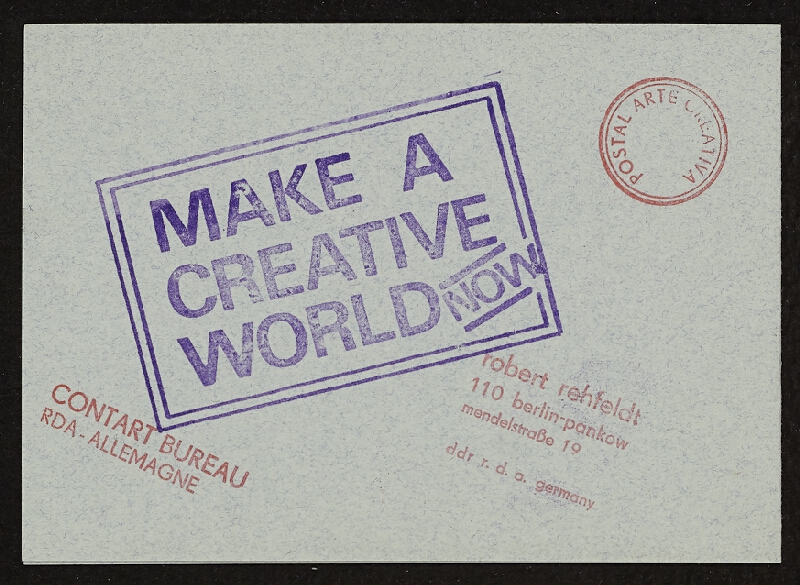 Robert Rehfeldt – Make a Creative Wordl (PF 1984) 