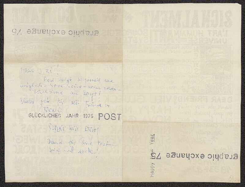 Robert Rehfeldt – raphic exchange 75 (PF 1975) 