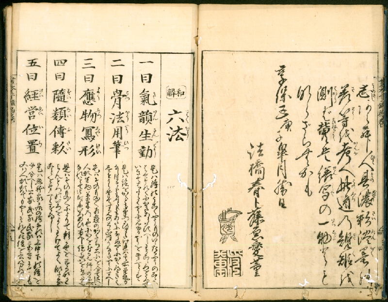Ōoka Shunboku – Ehon Té-kagami / 絵本手鑑 (Kniha vzorových obrazů) 