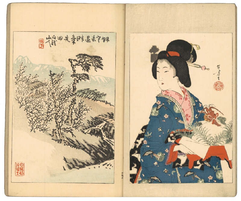 Watanabe Shōtei – Bijutsu sekai / 美術世界 (obrazová kniha Svět umění) 
